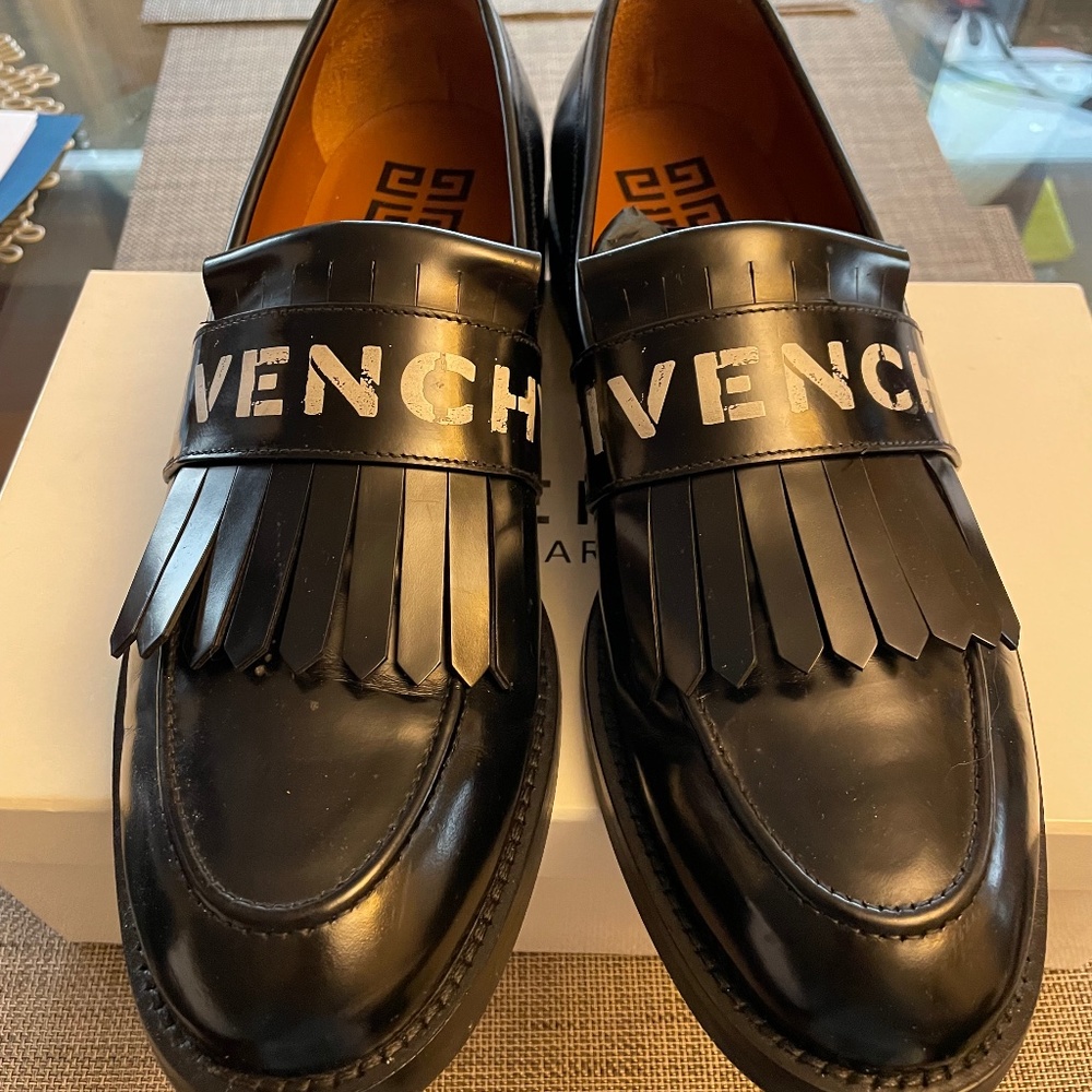 Mens Givenchy Cruz Penny Loafers black size 44